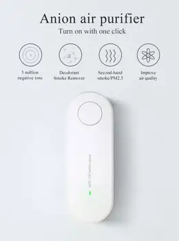 

Household Plug-in Negative Ion Purifier Pluggable Air Purifier Negative Ion Generator Filterless Ionizer Purifier Bathroom Tool