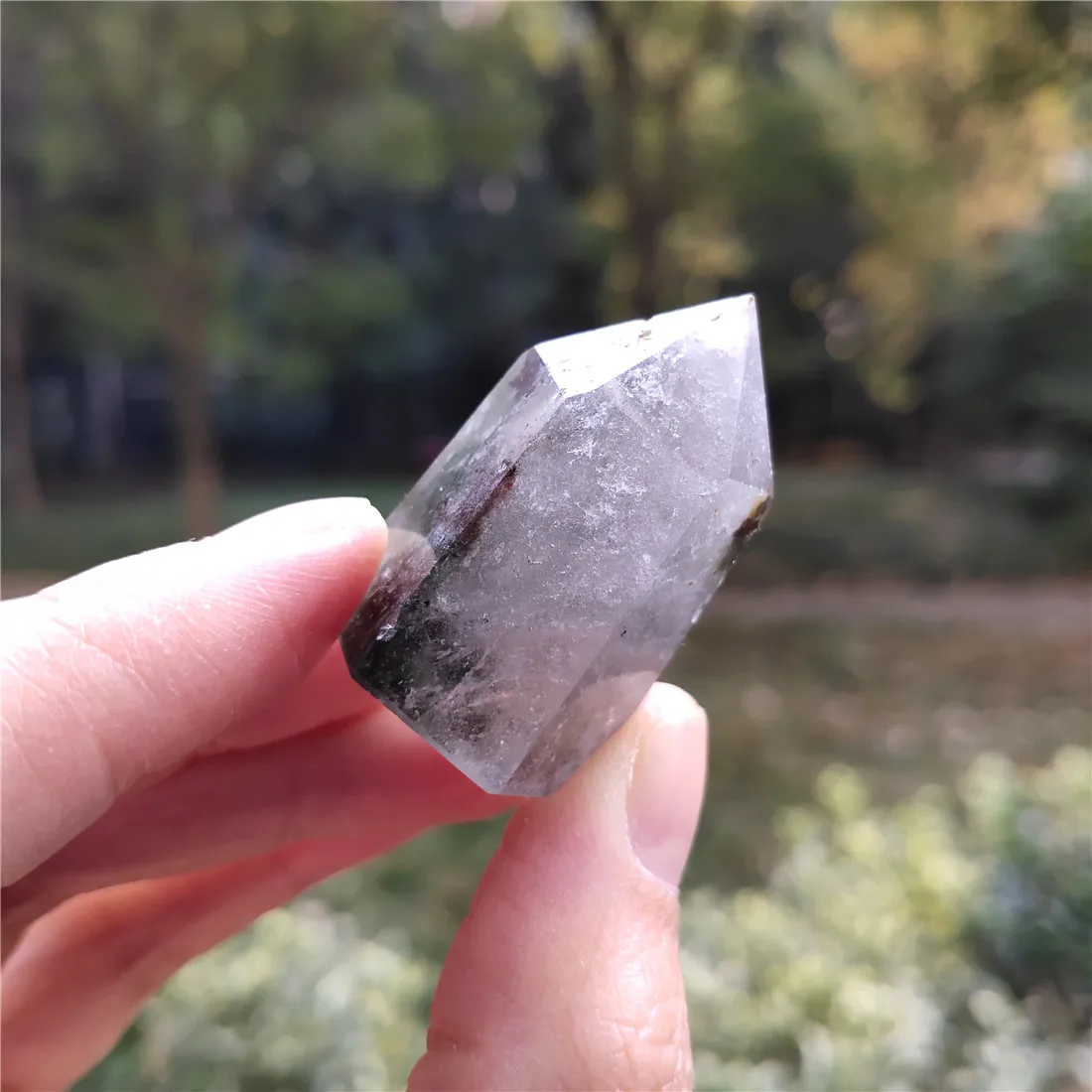 Призрак кристалл остров каменная башня кристаллы Камни Wicca Cristal Pierre Naturelle et Cristaux Природный исцеляющий Декор кварцевые пьедры