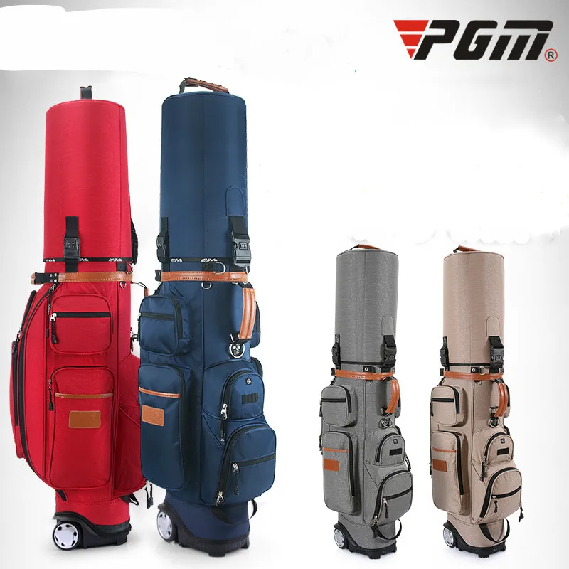 

PGM Golf Bag Large Capacity Portable With Tugboat Code Lock Hard Shell Airbag For Unisex QB038