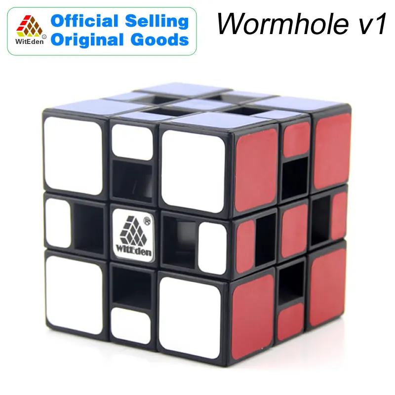 WitEden червоточина v1 3x3x3 волшебный куб 3x3 Cubo Magico Профессиональный скоростной нео куб головоломка Kostka антистресс игрушки для мальчика