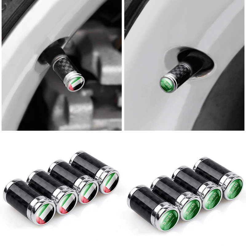 4 шт. автомобильный Стайлинг металлический углеродное волокно ОАЭ Флаг