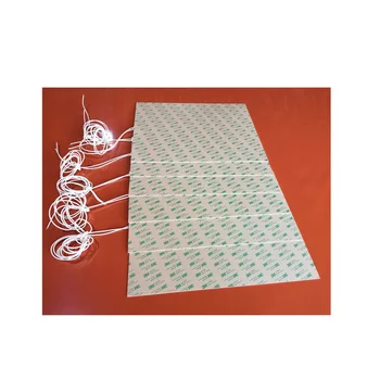 

24in*36in(609.6*914.4*1.5mm) 120v 2000w Food Grade Silicone Heater adhesive 1 side 1000mm lead out from middle of 609mm side