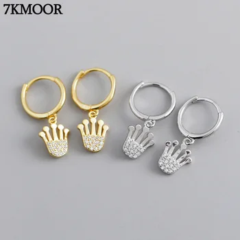 

Charm Rainbow Zircon Drop Earrings Fashion Palm Shape Pendant Earrings Crystal Jewelry Best New Year Gifts For Women