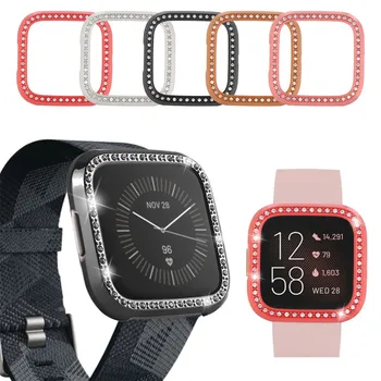 

#30 Ultra-Slim Luxury Bling Crystal PC Case Cover Protector for Fitbit versa 2 Anti-shock Anti-shock Anti-scratch Dropshipping