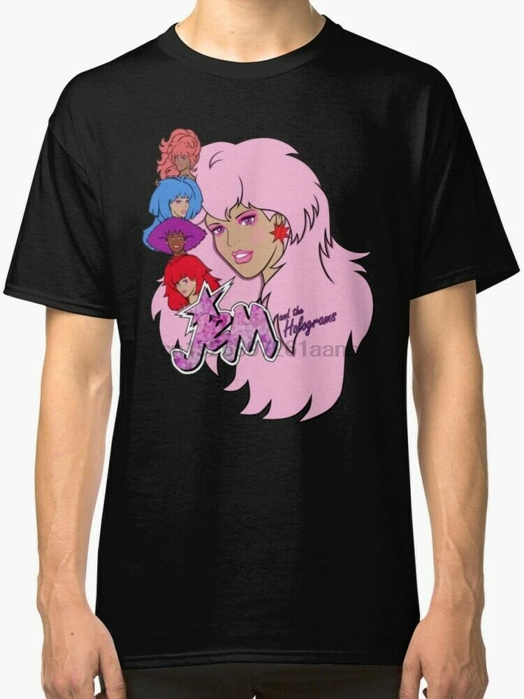 Jem and the Holograms Новая мужская черная классная Повседневная футболка с надписью pride