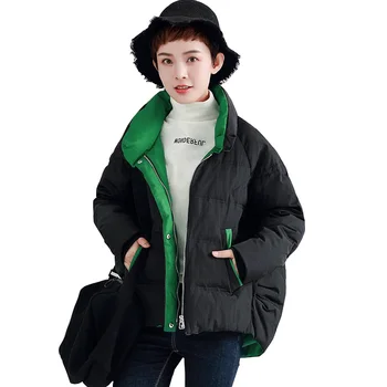 

White Duck Down 20% Winter Coat Women Plus Size Warm Puffer Jacket Korean Short Jackets 2020 WCXM112 YY1620