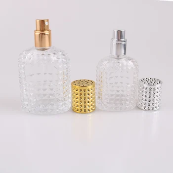

Portable New Style Pineapple Glass Perfume Bottle With Spray Empty With Atomizer Refillable Bottles for Travel 30ml 50ml
