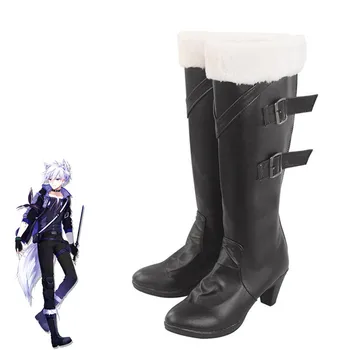 

Game Arknights Cosplay Pramanix Costume Boots Shoes Adult Halloween Accessories Carnival Party Knee High High Heel Unisex Girl