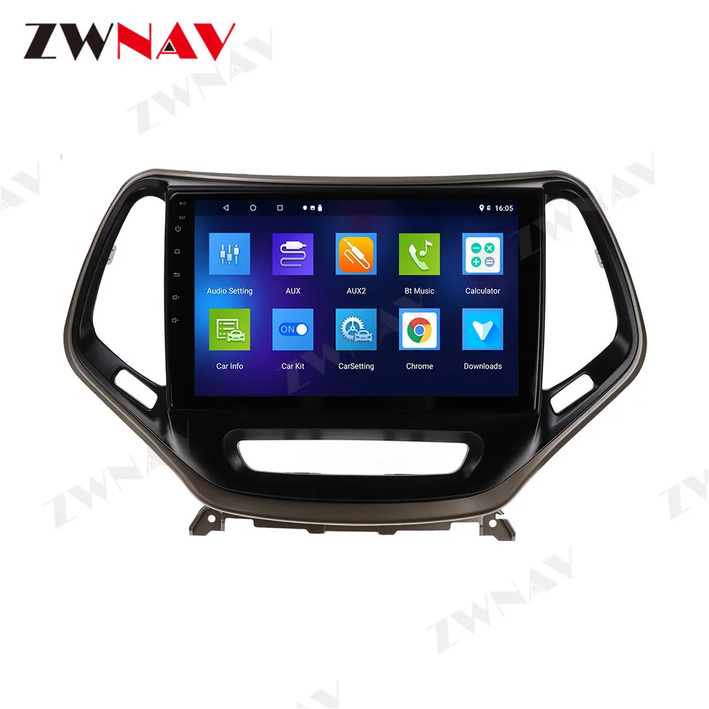 

IPS Screen 4+64G Android 10 Car multimedia Player head unit For Jeep Compass 2010-2016 With GPS Navigation Radio auto stereo