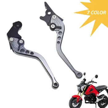Para msx125 motocicleta scooter alavanca de embreagem do freio longo ajustável moto alumínio para grom cbr250r cbr300r fa cbr500r 1