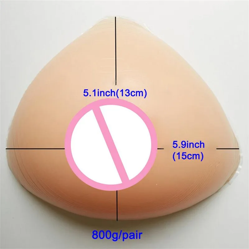 

2020 Hot Sale 800g Beige Silicone Breast Forms False Breasts For Drag Queen Cosplay Mastectomy Female Body Prosthesis Enhancer