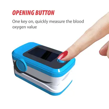 

Finger Oximeter Oxygen Saturation Monitor Blood Oxygen Monitor Finger pulse Low Battery Voltage Heart Rate