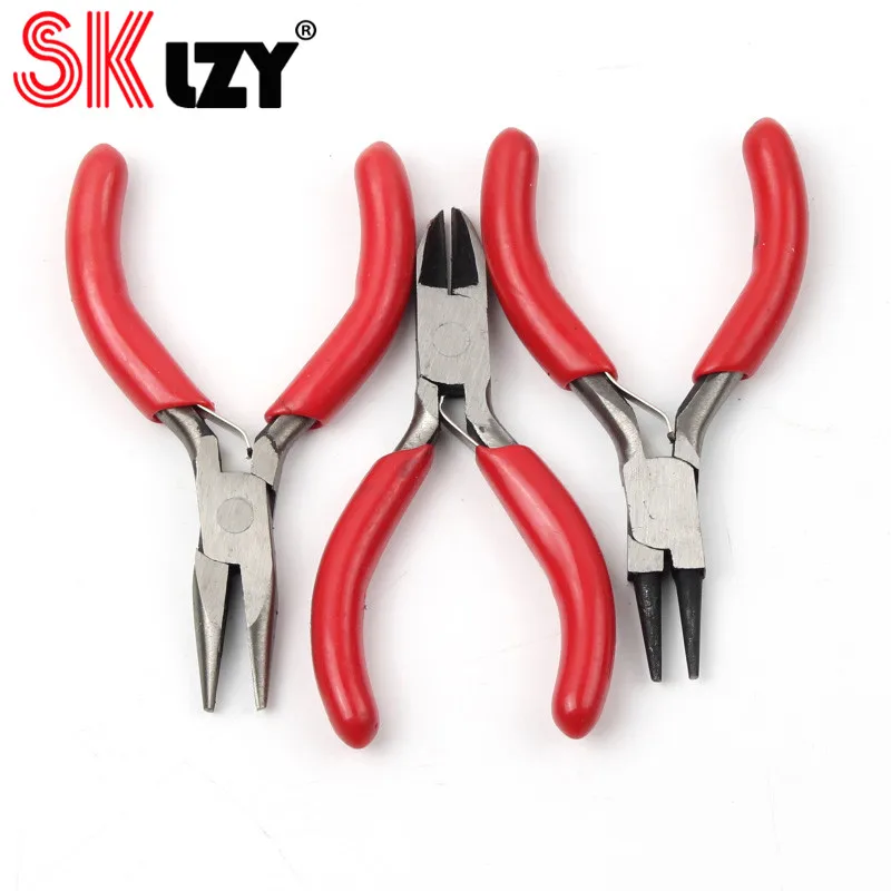 

3PC/Set Jewelry Pliers DIY Tool Sets Round Nose Plier Tools & Equipments Wire Cutter Pliers Side Pliers Fit Jewelry Tools