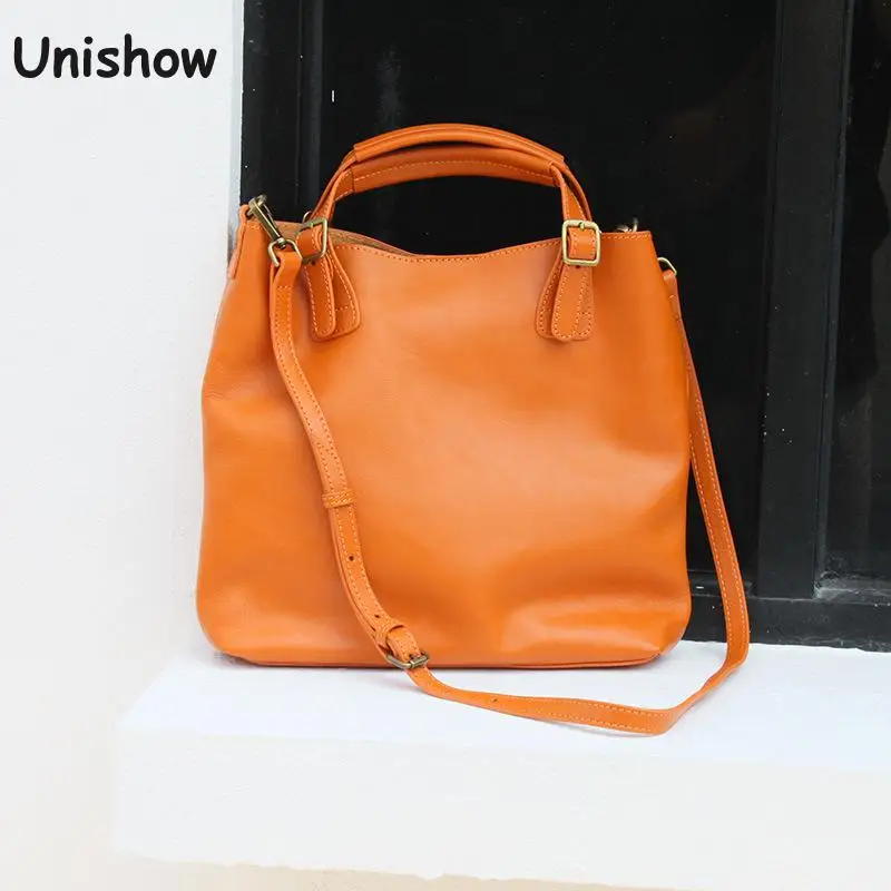 Luxury Soft Leather Women Bag Large Female Totes Genuine Leather Lady Handbag Business Women