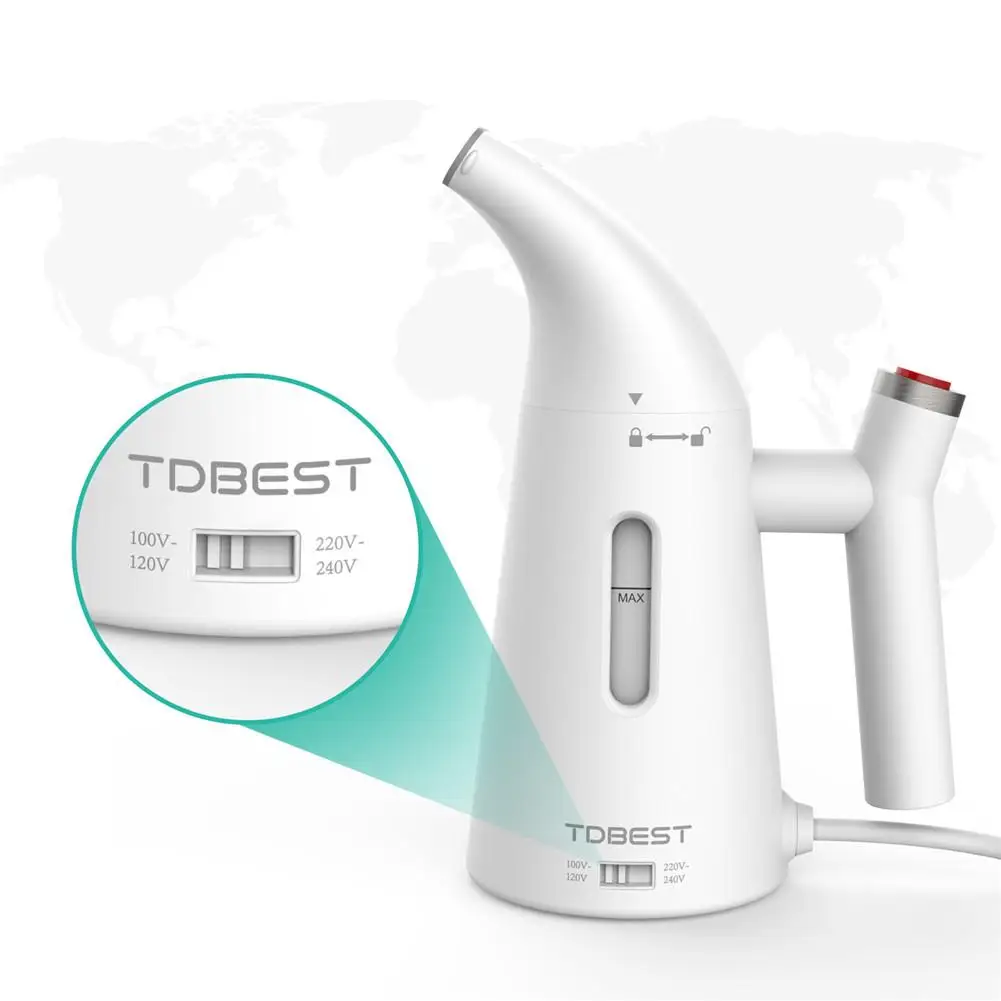 Mini Handheld Garment Steamer Portable Electric Steam Iron Prom Magazine