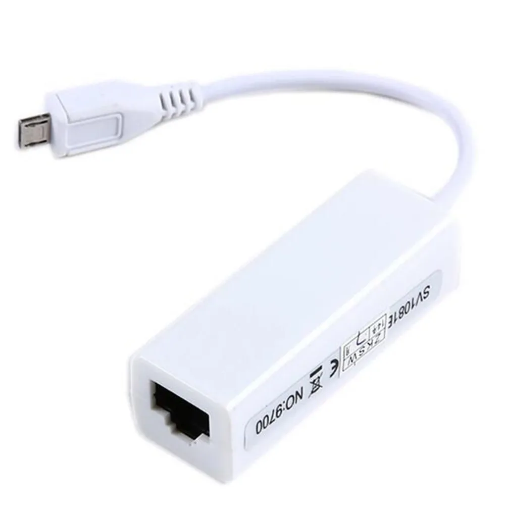 

USB 2.0 5 Pin to Ethernet 10/100Mbps RJ45 Network LAN Adapter Card for Computer or Mobile Phone