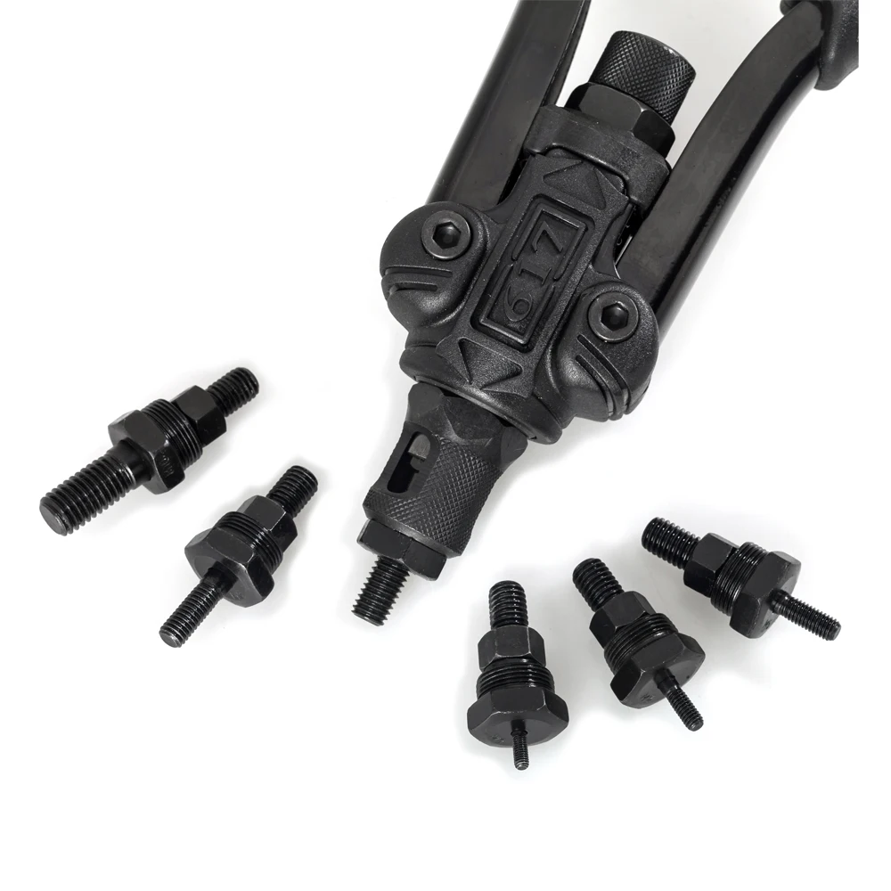 Hand Rivet Nut Guns Insert threaded Mandrels Manual Riveters Nut Gun for Riveting Rivnut Tool M3 M4 M5 M6 M8 M10 Nuts Toolbox