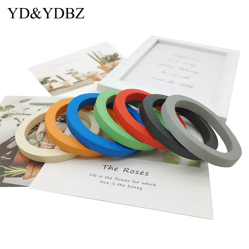 Резиновый нескользящий спортивный браслет Pulsera ручной работы художественные