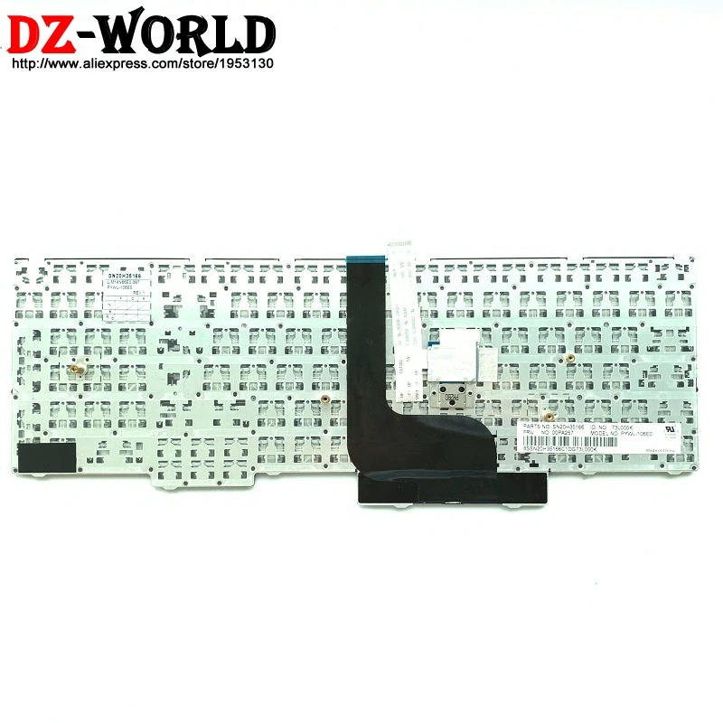 Teclado do Portátil para Lenovo Nova Originais Teclado Espanhol Thinkpad P50 P70 00pa339 Sn20h35166 00pa257 Las es - Imagem 3