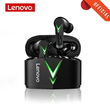 Lenovo LP6 משחקי אוזניות AAC Bluetooth אוזניות עם מיקרופון TWS אלחוטי אוזניות משחקי אוזניות כפולה מצב עמיד למים
