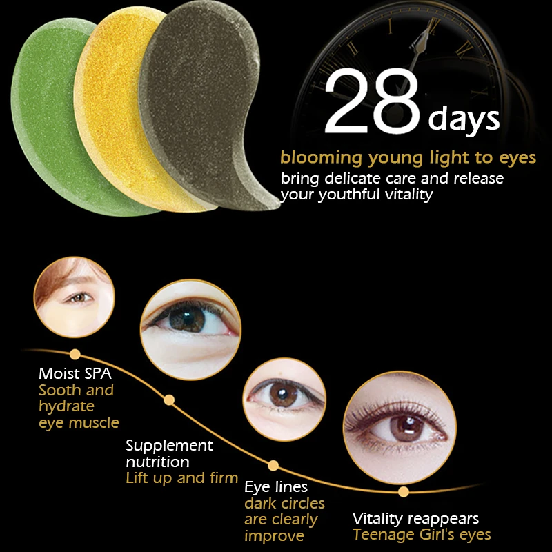 SENANA Eye Mask Anti Aging Remove Puffiness Dark Circles Moisturizing Firming Repair Wrinkle Eye Skin Gel 4