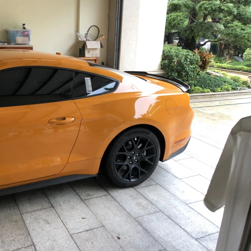 Для Ford Mustang Спойлер ABS пластик праймер цвет украшение в виде хвостового крыла задний спойлер багажника