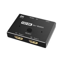 Interrupteur pour éclairage 3D, nouveau Design 2021, beau, Compatible 2.1, 8K, 60Hz 