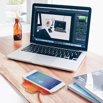 

Maple Leaf Fast Wireless Charger Rapid Ultrathin Charger Pad For IPhone XS X XR For Samsung S10 Note10