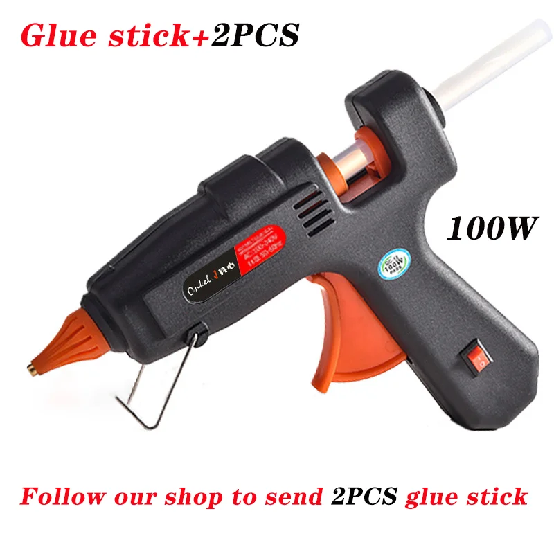 100W Hot glue gun family DIY industrial manufacturing use 11mm glue