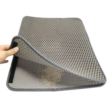 

Pet Cat Litter Pad Eva Double Cat Litter Catch Pad Waterproof Pet Mat Bottom Non-Slip Pet Pad Pet Supplies