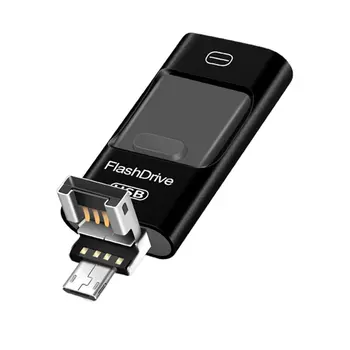 

Android Applicable Phone USB 2.0 Flash Drive Dual Head 3 In 1 Three Use OTG USB 64G Nesting 32G High Speed USB 2.0