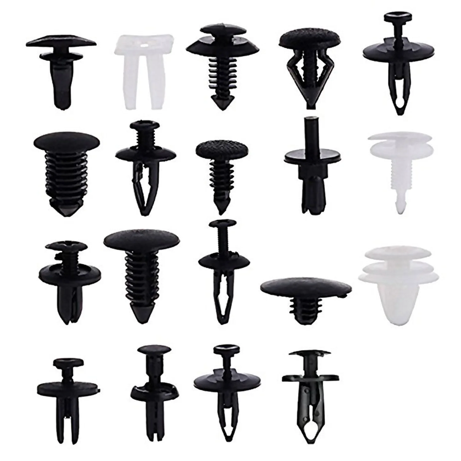 435PCS/Set Car Body Trim Clips Retainer Bumper Rivets Screws Panel Push Fastener Automotive Furniture Assembly Expansion Screws