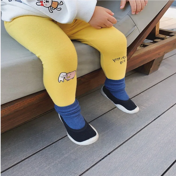 

Childrenswear GIRL'S Leggings Spring And Autumn Outer Wear Stretch Pants Versatile 1-3-5-Year-Old Children Baby Girls Trousers
