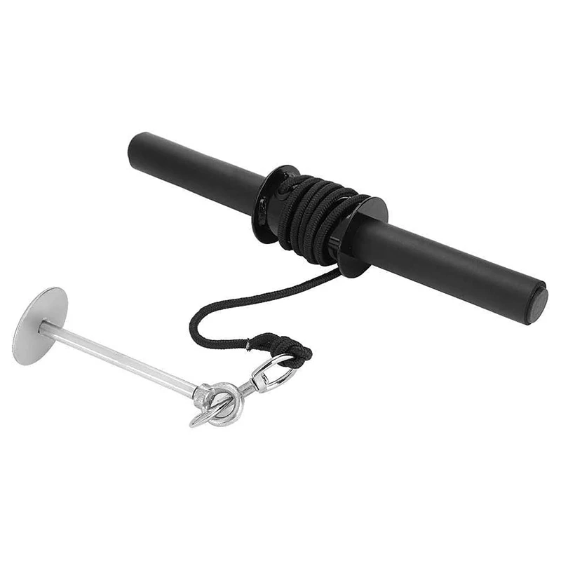 Forearm Roller Wrist and Blaster Trainer Rope with Foam Handle Buckle for Weight Training Workout | Спорт и