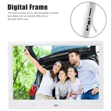 1" Цифровая фоторамка ips экран 16:9 цифровая фоторамка с адаптером дистанционного управления мультимедийный плеер функции кронштейн