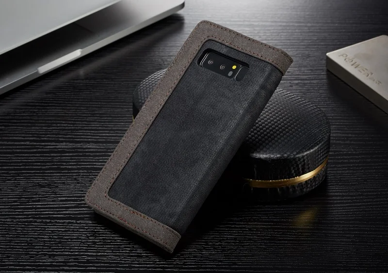 Для Coque samsung Galaxy Note 8 9 чехол Note8 роскошный Джинсовый чехол для samsung S6 S7 Edge S8 S9 S10 Plus S10e флип-бумажник чехол для карт