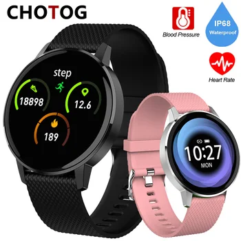 

Smart Watch Men Waterproof Ip68 Fitness Tracker Oxygen Blood Pressure Heart Rate Monitor Watch Smartwatch Women For Android IOS