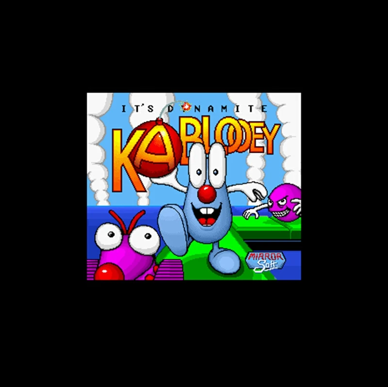 Kablooey США Версия 16 бит большой серый игровая карта для NTSC игры игрока