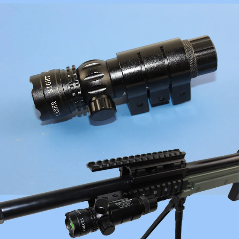 Tactical Green Dot Laser Sight Pointer Designator Hunting Airsoft Gun Riflescope 20mm Picatinny Rail Mount Tail Line Switch | Спорт и