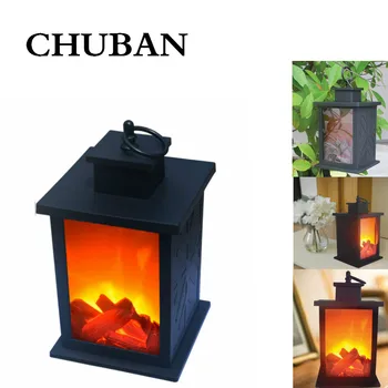 

CHUBAN LED Solar Flame Light Garden Decoration Flickering Torch Landscape Lawn Lamp Retro Warm Fireplace Lamp Portable Lamp