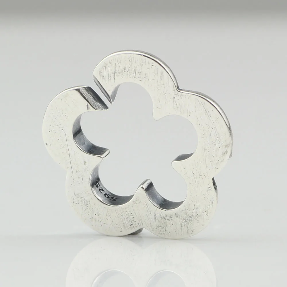 Beadshunter 925 пробы Серебряное Облако Цветок, одно серебряное звено подходит для европейского тролля браслет X ювелирные изделия