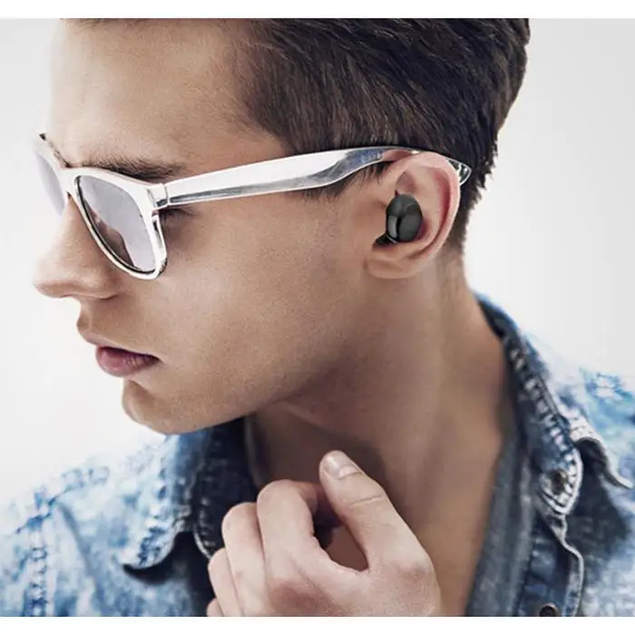 Мини TWS гарнитуры стерео беспроводные Bluetooth наушники в ухо стерео шум наушники с шумоподавлением с зарядным устройством спортивные наушники