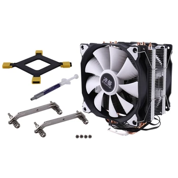 

SNOWMAN M-T4S CPU Radiator, 4 Heat Pipe Wind Cooling Tone 115X 1366 Without Light 4 Pin Dual Fan CPU Radiator