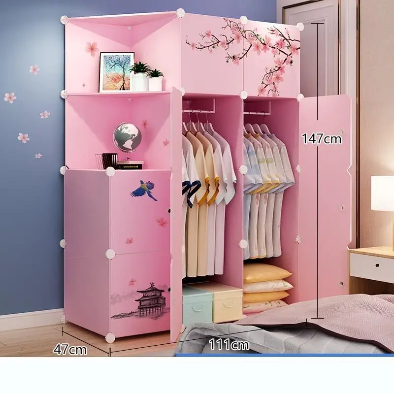 Ropa Armoire Meuble Armario Placard Range Guardaroba Armadio Guarda Roupa Mueble De Dormitorio мебель для спальни шкаф - Цвет: Number 8