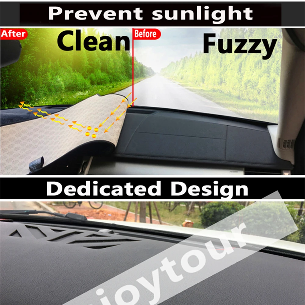 Autonemaker for Mazda 3 Axela BM BN 2014-2018 Accessories LHD Interior Anti  Slip Dashboard Carpet Dashboard Cover Sun Cover Pad Dash Mat Cover 1PCS