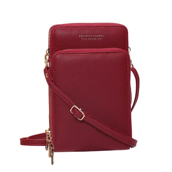 

Baellerry Multi-Function Small Shoulder Bag for Women Card Cell Phone Pocket Ladies Crossbody Purse Female Messenger Bags W107