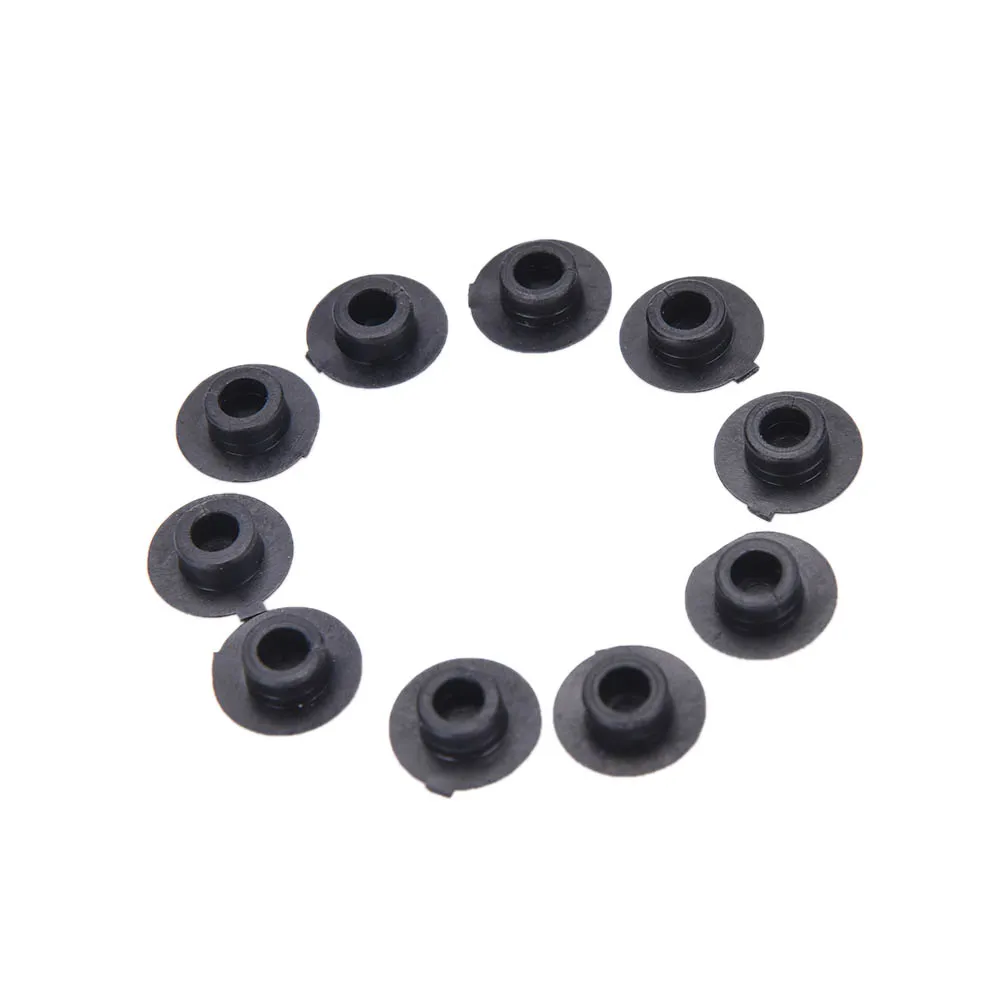 

100PCS M4 M5 M6 M8 M10 Black Hex Socket Allen Bolt Screw Nut Hexagon Head Cover Cap Protector Fasteners Screws Covers Caps