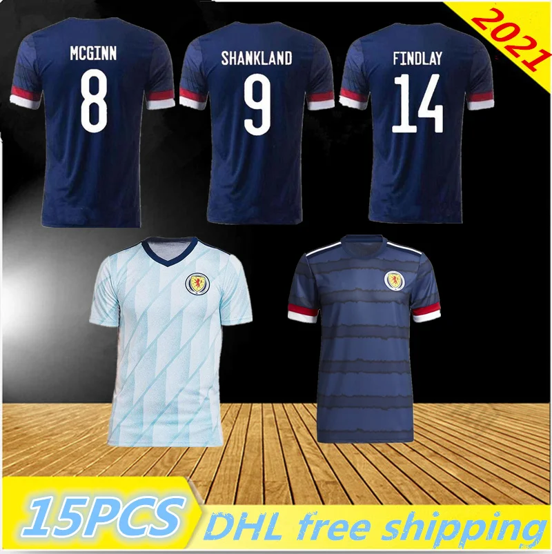 2021 Scotland Soccer Jersey CcGREGOR FRASER BOBERTSON Soccer Shirt Mens BURKE FINDLAY ARMSTRONG Home Away Football Uniform