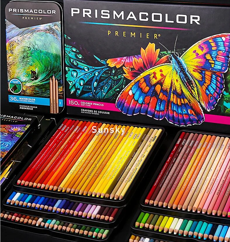 150 цветные карандаши Prismacolor карандаш для рисования набросков и раскрашивания