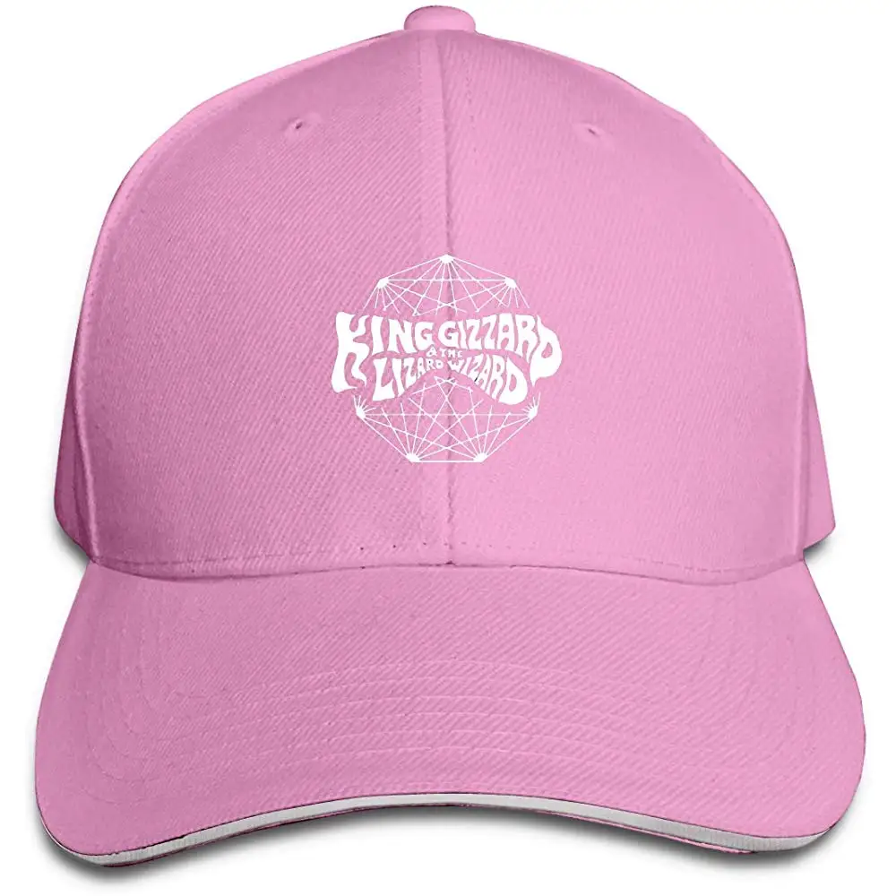 King желудок и ящерица мастер Логотип модные Повседневное Регулируемая шапка Бейсбол Кепки для Мужская и женская обувь черного цвета